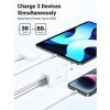 Зарядное устройство Ugreen USB-A+2*USB-C 65W GaN Tech Fast White (CD224/15334) изображение 4