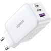 Зарядное устройство Ugreen USB-A+2*USB-C 65W GaN Tech Fast White (CD224/15334)
