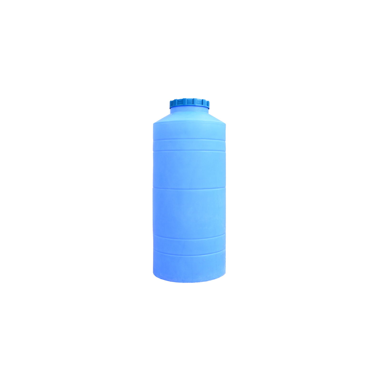 Емкость для воды Пласт Бак вертикальная пищевая 1000 л узкая синяя (12438)