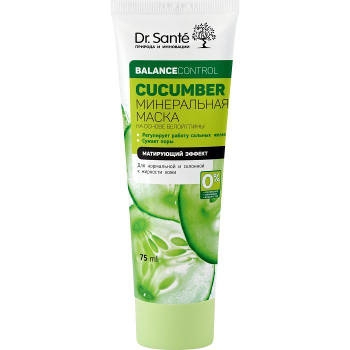 Маска для лица Dr. Sante Cucumber Balance Control Минеральная 75 мл (4823015917431)