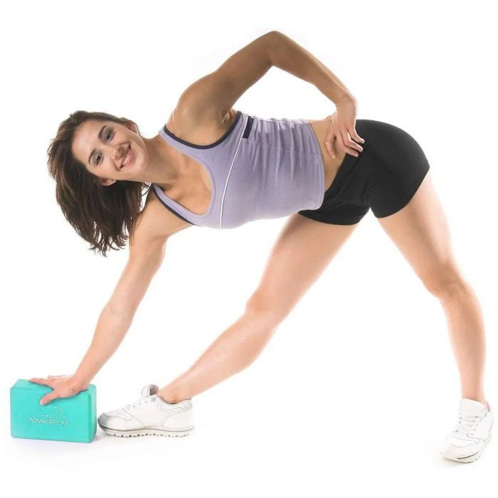 Блок для йоги PowerPlay 4006 Yoga Brick Синий (PP_4006_Blue_Yoga_Brick) изображение 10