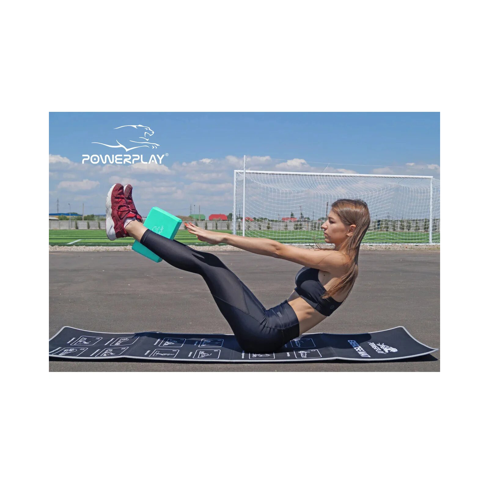 Блок для йоги PowerPlay 4006 Yoga Brick М'ятний (PP_4006_Mint_Yoga_Brick) зображення 8