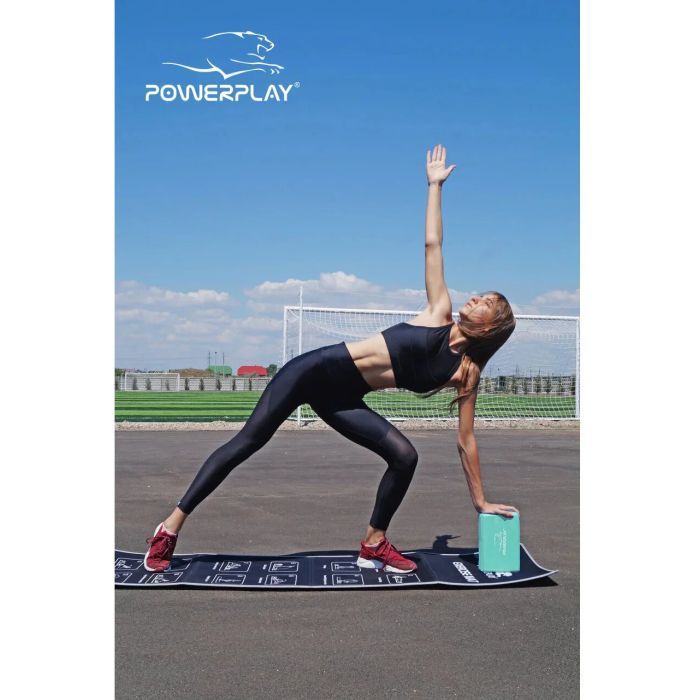Блок для йоги PowerPlay 4006 Yoga Brick Синий (PP_4006_Blue_Yoga_Brick) изображение 9