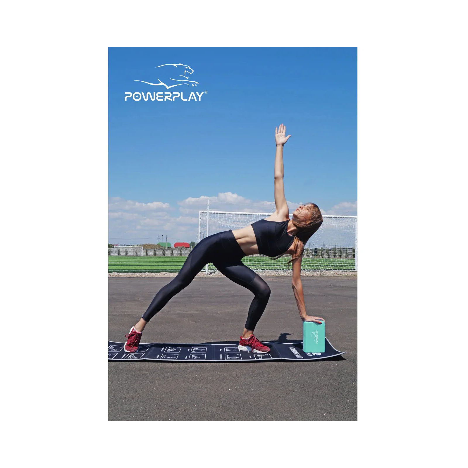 Блок для йоги PowerPlay 4006 Yoga Brick Синий (PP_4006_Blue_Yoga_Brick) зображення 9