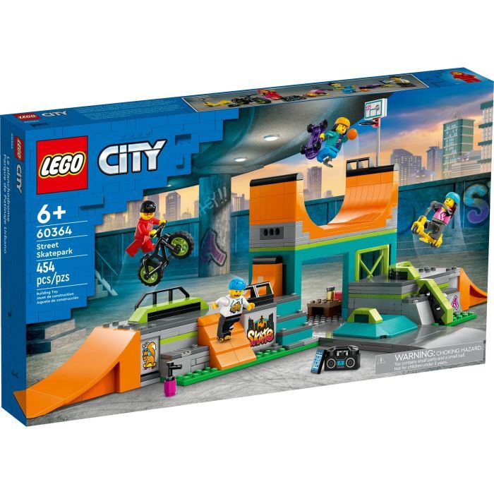 Конструктор LEGO City Уличный скейтпарк 454 деталей (60364)