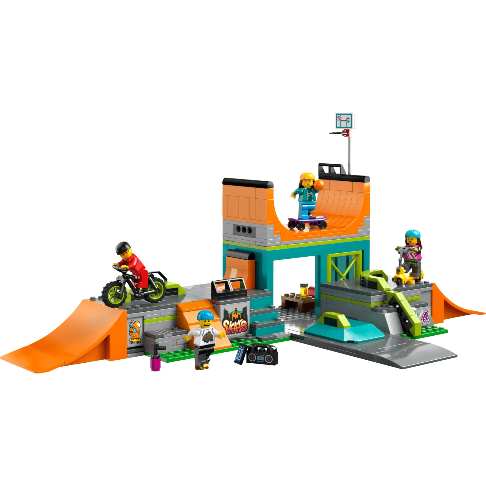 Конструктор LEGO City Вуличний скейтпарк 454 деталей (60364) зображення 2