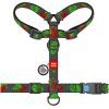 Шлей для собак WAUDOG Nylon с QR паспортом анатомическая H-образная "Калина" M (5150-0228) изображение 2