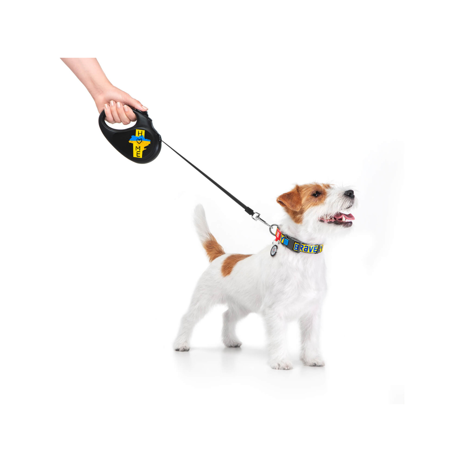 Повідок для собак WAUDOG R-leash Дім світловідбиваюча стрічка L 5 м (8126-0230-01) зображення 3