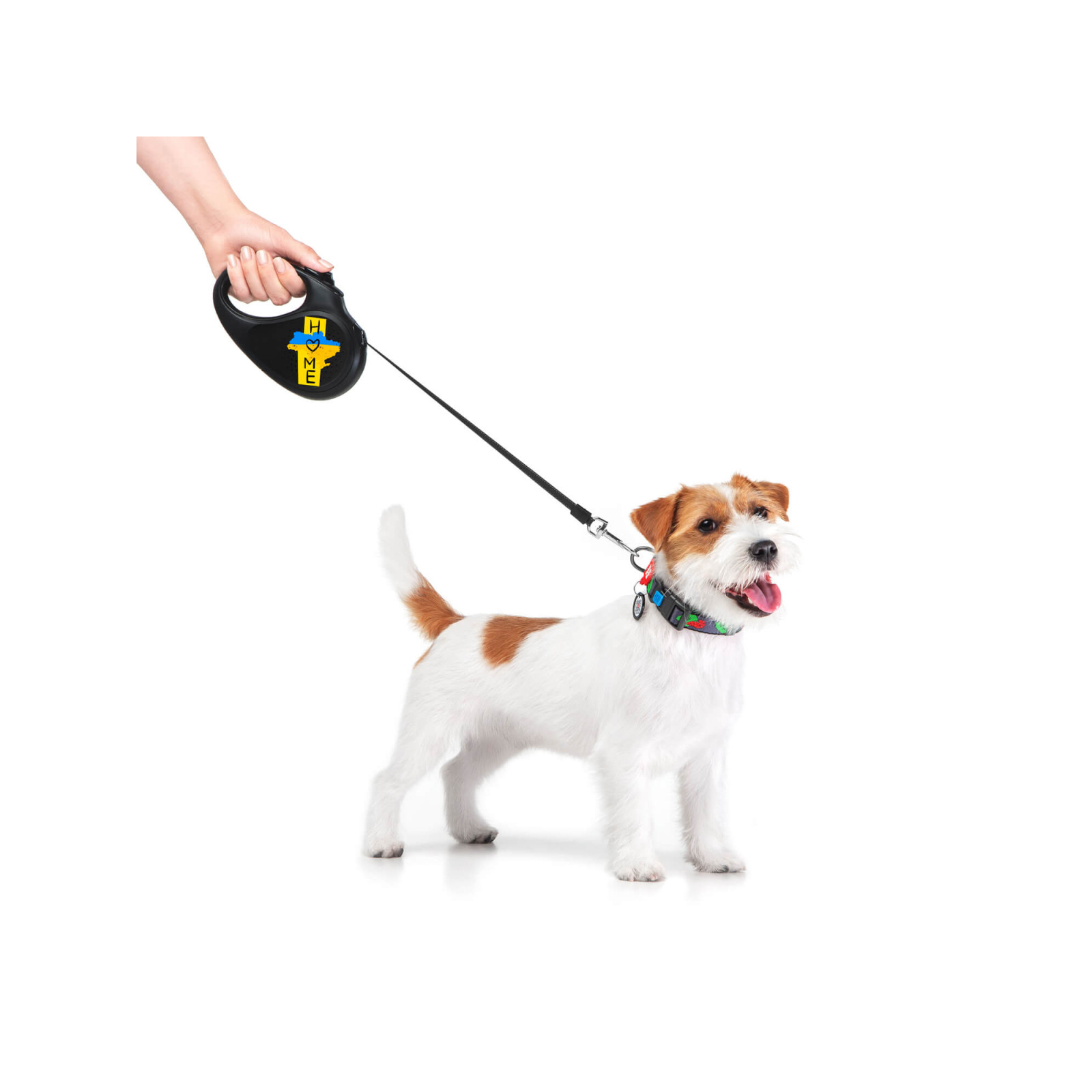 Повідок для собак WAUDOG R-leash Дім світловідбиваюча стрічка L 5 м (8126-0230-01) зображення 4