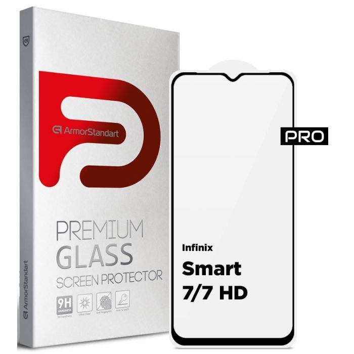 Скло захисне Armorstandart Pro Infinix Smart 7 / 7 HD Black (ARM68442)