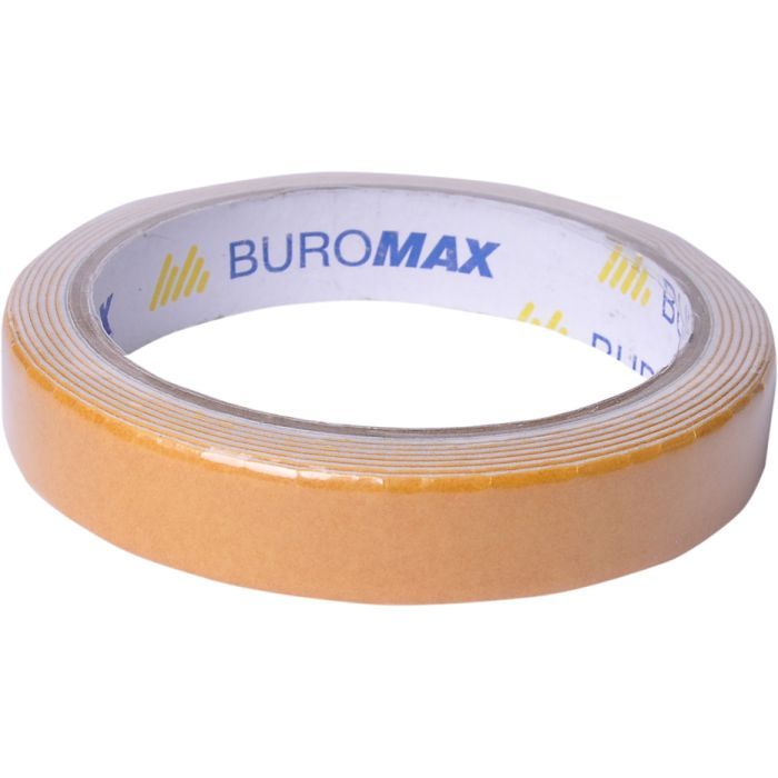 Скотч Buromax двосторонній на пінній основі 18 мм х 2 м (BM.7513)