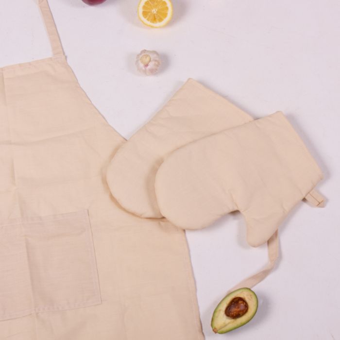 Фартук MirSon Набор 12-0712 Calvina бязь две прихватки + две перчатки-прихватки + фартук (2200006752646) изображение 3