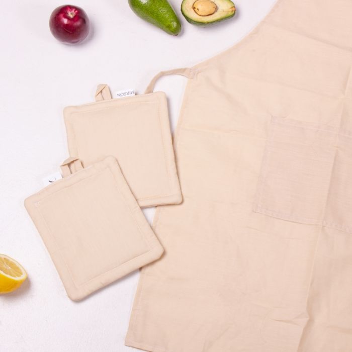 Фартук MirSon Набор 12-0712 Calvina бязь две прихватки + две перчатки-прихватки + фартук (2200006752646) изображение 4