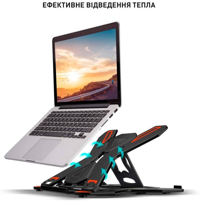 Подставка для ноутбука DYXON FIX 1 Black (DXNLSF1B) изображение 8