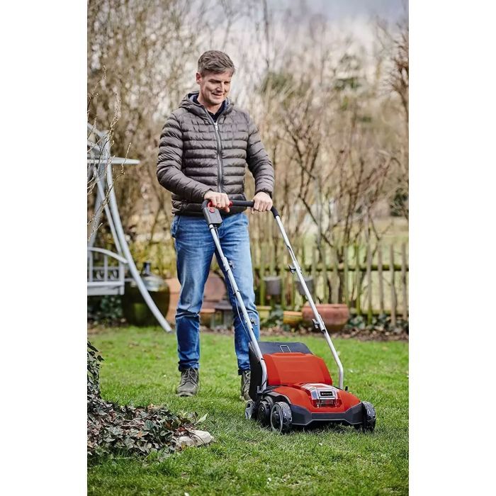 Аэратор Einhell скарификатор GC-SC 18/28 Li-Solo, 18 В, 28 см, ножи 12 шт, 6.65 кг (без АКБ и ЗУ) (3420604) изображение 2