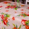 Скатерть MirSon Рогожа №215 Garnet 130x130 см (2200006738442) изображение 3
