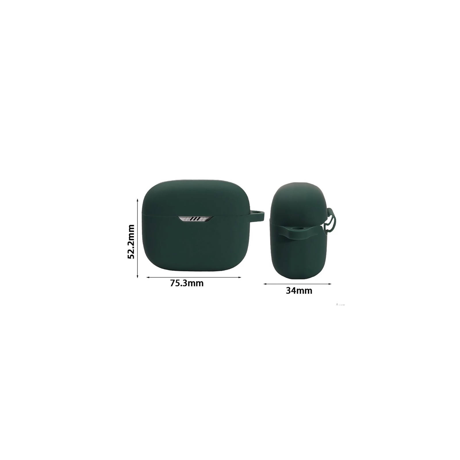 Чохол для навушників BeCover Silicon для JBL Tune 230 NC TWS Dark Green (709601) зображення 3