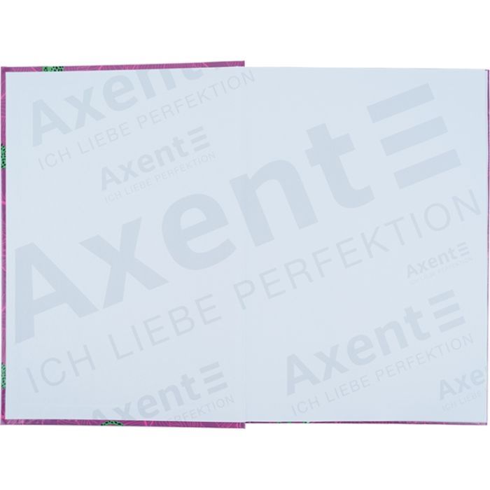 Канцелярська книга Axent Leopard А4 у твердій обкладинці 96 аркуші клітинка, рожева (8422-555-A) зображення 2