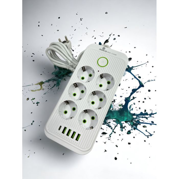 Сетевой фильтр питания XoKo XК-SP6-4-1-WH изображение 3