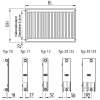 Радиатор отопления Kermi Therm-X2 Profil-K, FKO, 22 тип, 300x1400мм (FK0220314W02) изображение 4
