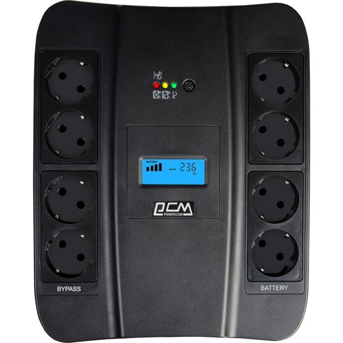 Пристрій безперебійного живлення Powercom SPD-1100U LCD, 605W (SPD-1100U.LCD)