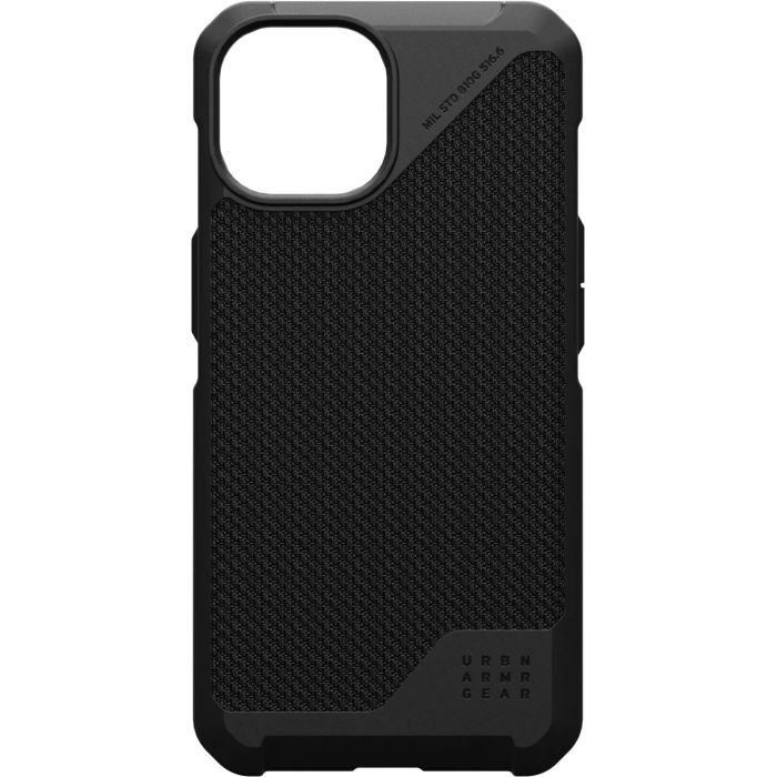 Чехол для мобильного телефона UAG Apple iPhone 15 Metropolis LT Magsafe, Kevlar Black (114315113940) изображение 6