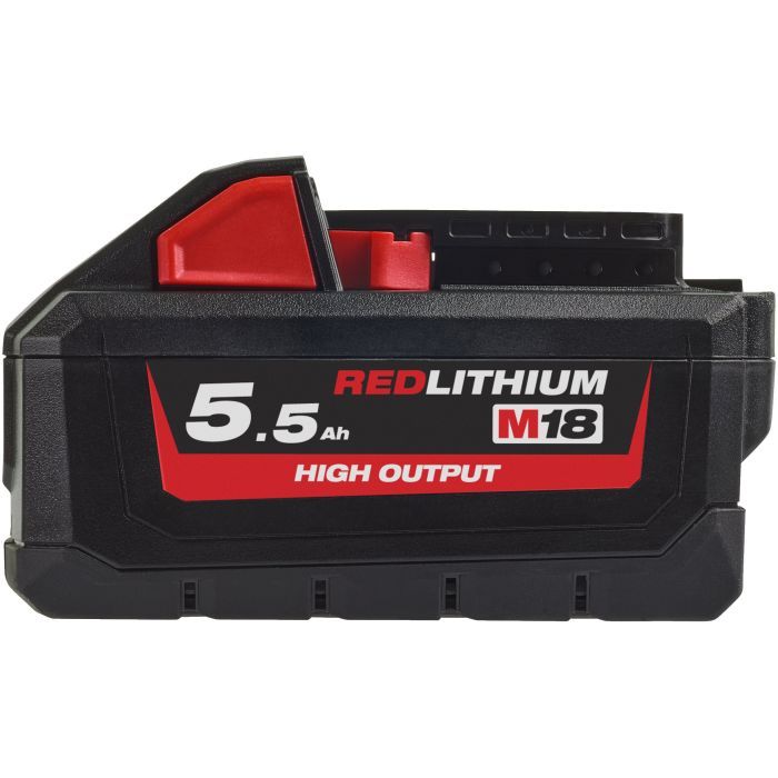 Аккумулятор к электроинструменту Milwaukee Li-Ion M18 HB5,5 5,5Ah High Output (4932464712) изображение 2