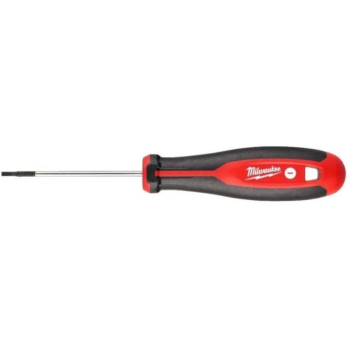 Отвертка Milwaukee магнитная с трехгранной рукояткой SL 0,4x2,5x75 (4932471774)