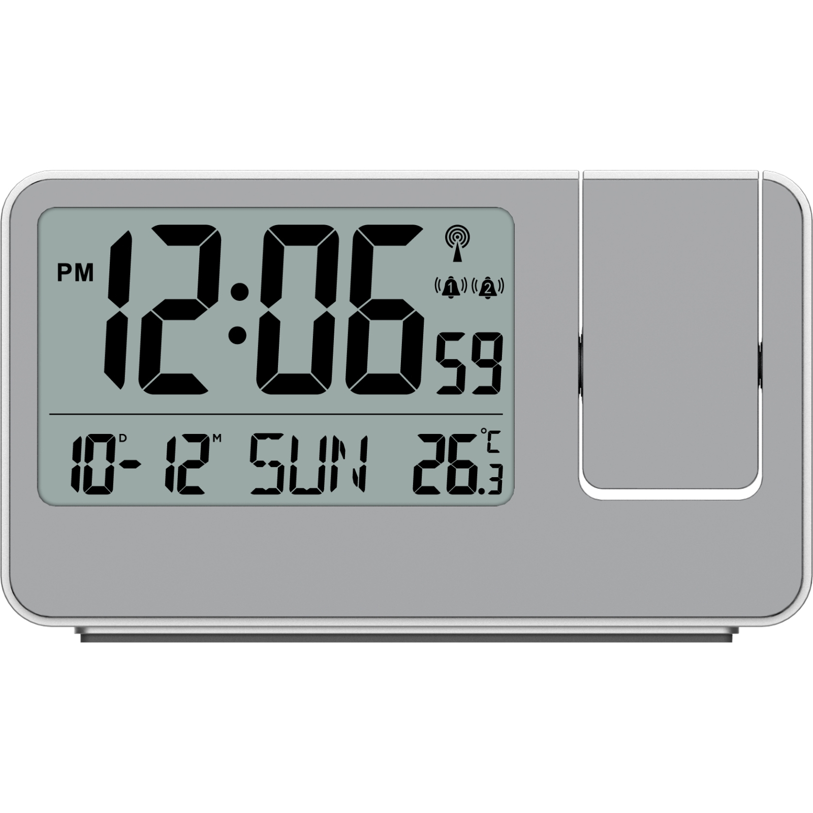 Настольные часы Technoline WT534 проекционный Grey (DAS302336)