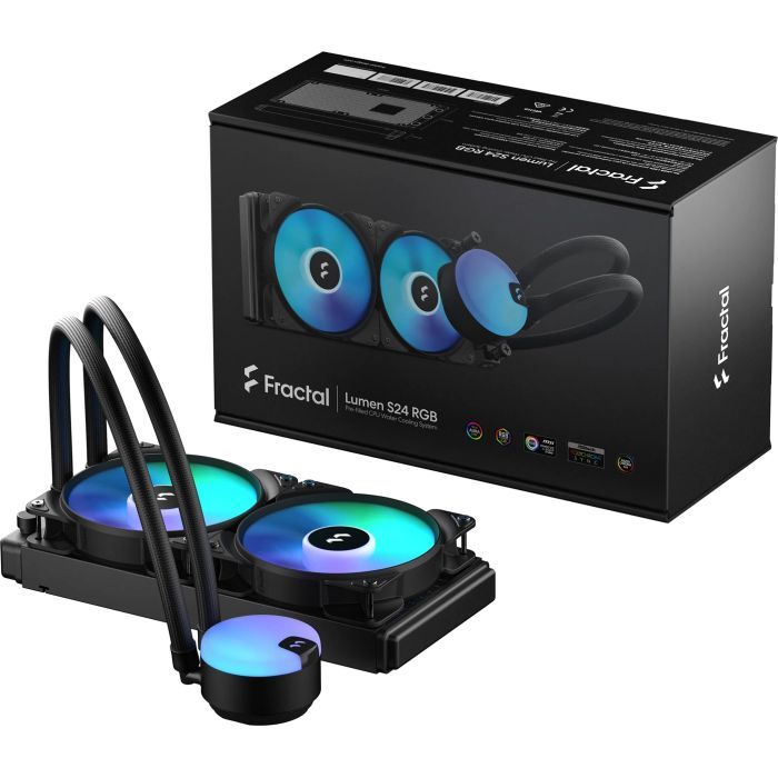 Система жидкостного охлаждения Fractal Design Lumen S24 RGB v2 (FD-W-L1-S2412) изображение 7