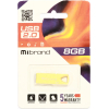 USB флеш накопичувач Mibrand 8GB Taipan Gold USB 2.0 (MI2.0/TA8U2G) зображення 2