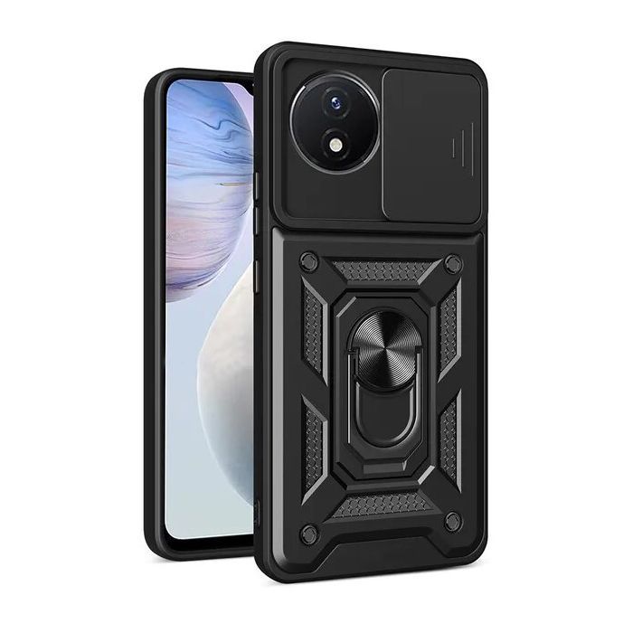Чехол для мобильного телефона BeCover Military Vivo Y02/Y02A Black (710026) изображение 2