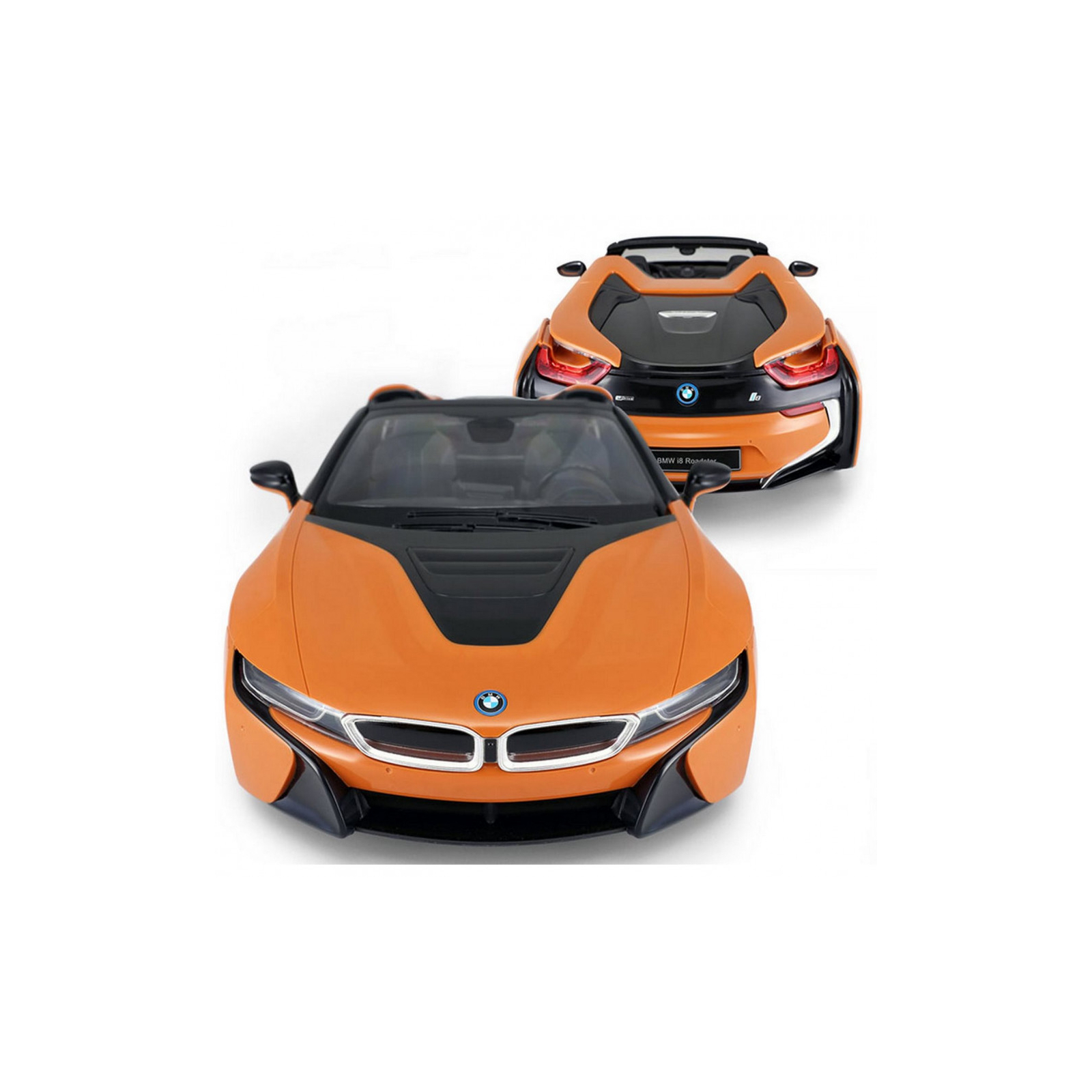 Радиоуправляемая игрушка Rastar BMW i8 Roadster 114 (95560 orange) изображение 2