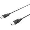 Кабель для принтера USB 2.0 AM/BM 1.0m HP (DHC-PT100-1M) зображення 3
