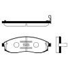 Тормозные колодки HI-Q SP1256
