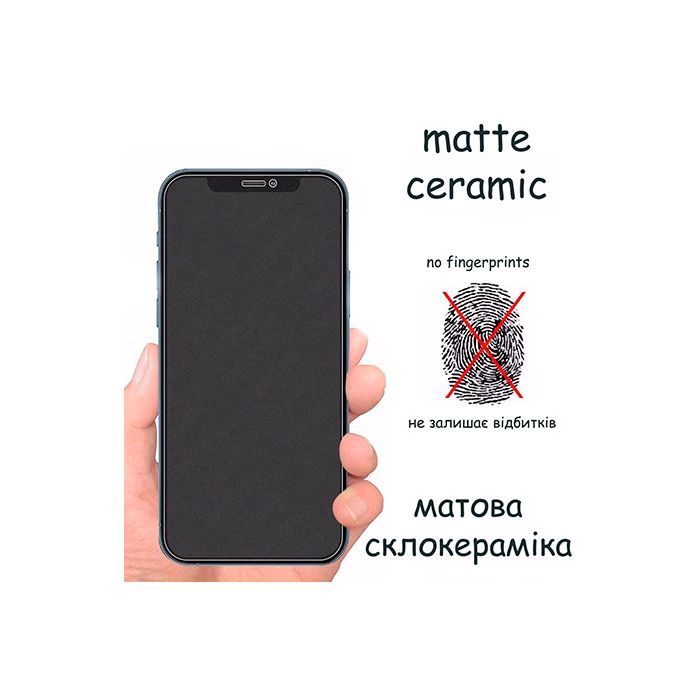 Скло захисне Drobak Matte Ceramics Apple iPhone 15 Plus (292924) зображення 5