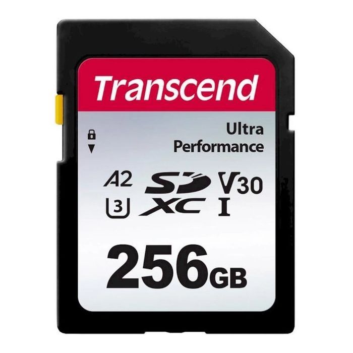 Карта памяти Transcend 256GB SD class 10 UHS-I U3 4K (TS256GSDC340S)