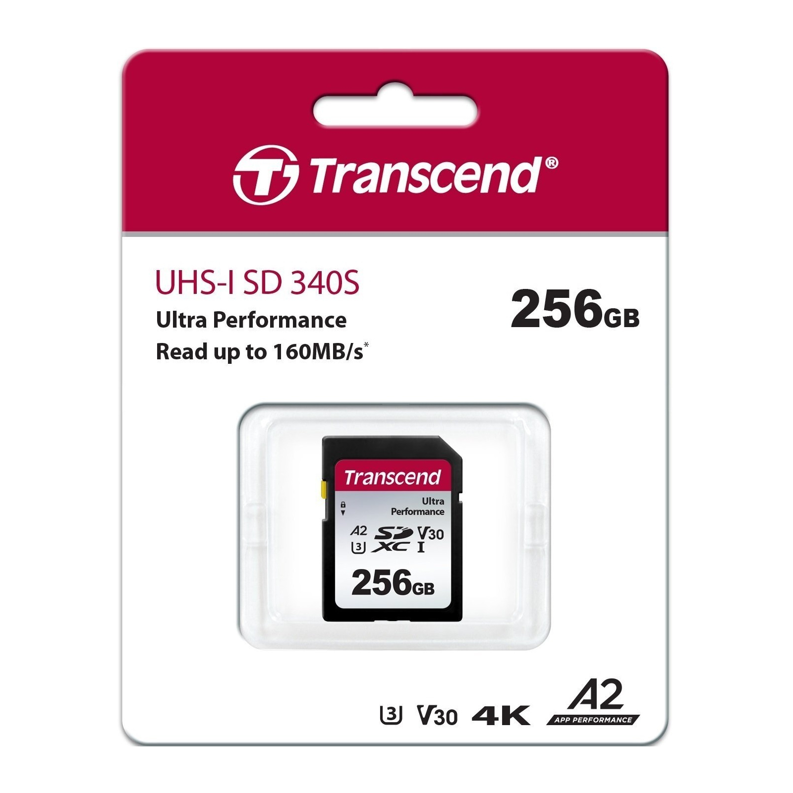Карта памяти Transcend 256GB SD class 10 UHS-I U3 4K (TS256GSDC340S) изображение 5