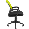 Офісне крісло Richman Спайдер Ю Пластик Піастра Сітка чорна + зелена (ADD0003061) зображення 3