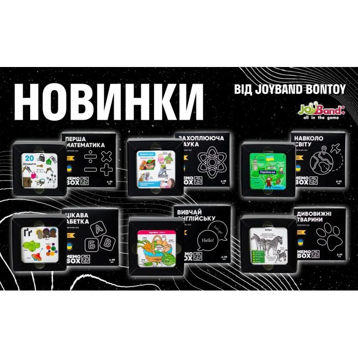 Настольная игра JoyBand MemoBox Delux Увлекательная наука (MBD105) изображение 4