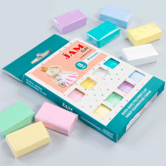 Пластика Jam Clay Rosa Talent Princess 8 шт х 20 г (4823098528746) зображення 3