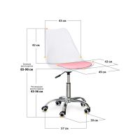 Офісне крісло Evo-kids Capri Grey (H-231 G/G) зображення 2