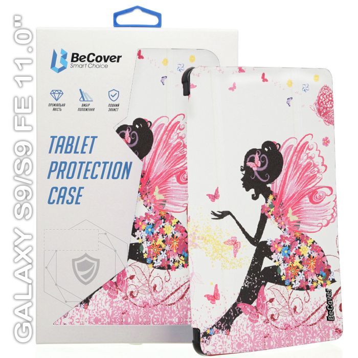 Чехол для планшета BeCover Smart Case Samsung Tab S9 (SM-X710/SM-X716)/S9 FE (SM-X510/SM-X516B) 11.0" Dark Green (710410)
