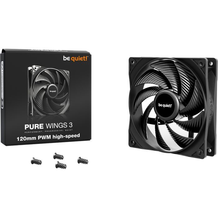 Кулер для корпуса Be quiet! PURE WINGS 3 120mm PWM high-speed (BL106) изображение 6