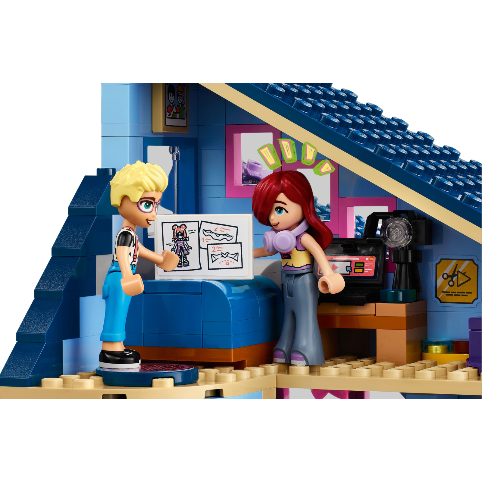Конструктор LEGO Friends Родинні будинки Оллі й Пейслі 1126 деталей (42620) зображення 6