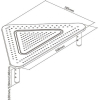 Підставка до монітора Gembird трикутний, метал (MS-TABLE-02) зображення 4