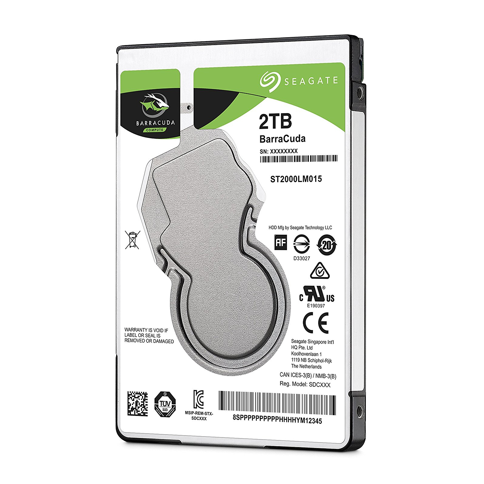 Жорсткий диск для ноутбука Seagate 2.5" 2TB (ST2000LM015_) зображення 2