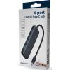 Концентратор Gembird 4 ports USB 3.1,USB-C, USB-C PD (UHB-CM-U3P4P-01) изображение 3