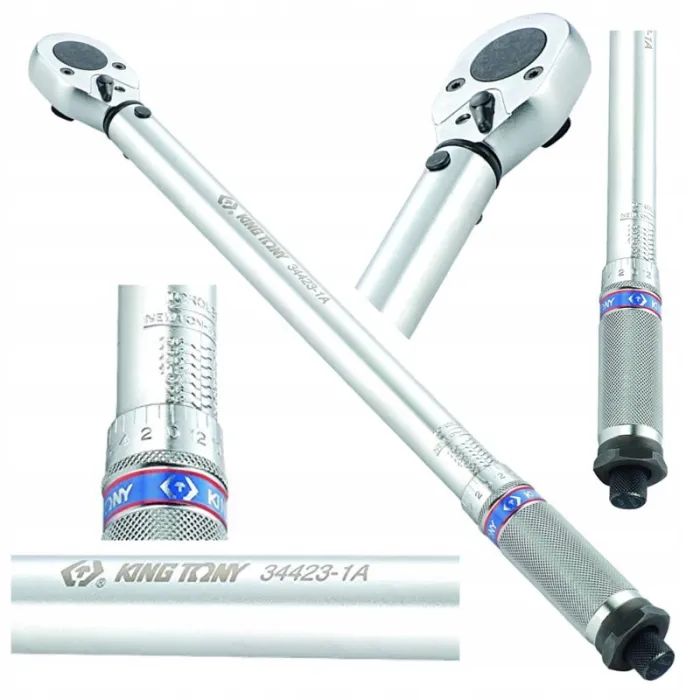 Ключ KING TONY динамометрический 1/2" 42-210 NM (34423-1A) изображение 2