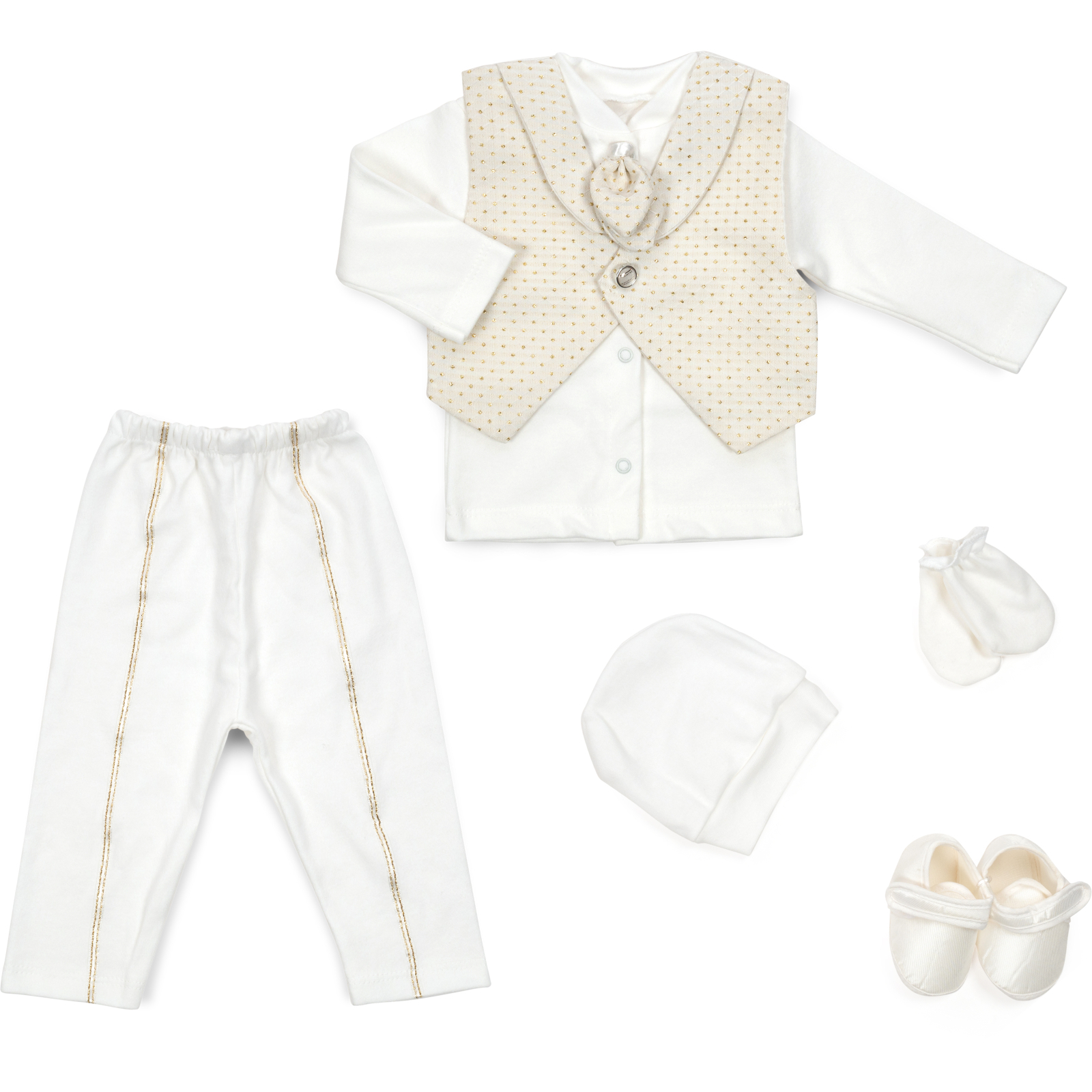 Набір дитячого одягу Caprice святковий (1100-56B-creamsilver)
